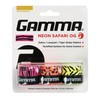 Gamma Grip Overgrip Neon Safari 3 Pack of Zebra, Leopard,