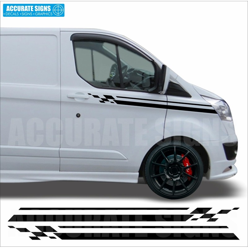 Stickers for Transit Custom Stripes Van Side Stripes Graphics Decals