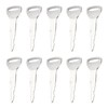 ECSiNG 10PCS Ignition Starter Keys 57591-23330-71 A62597 162597 Compatible with