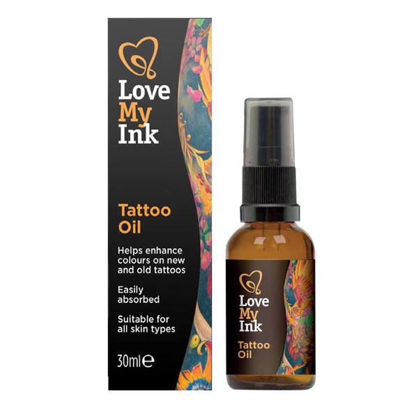 Love my Ink Tattoo Oil 30 ml THIS PRODUCT HAS NOT BEEN TESTED ON ANIMALS