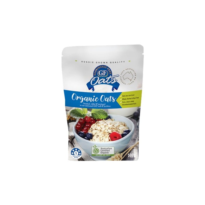 Gloriously Free Organic Uncontaminated Oats 500g