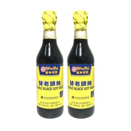 Koon Chun Double Black Soy Sauce (2 Pack, Total of 1000ml)