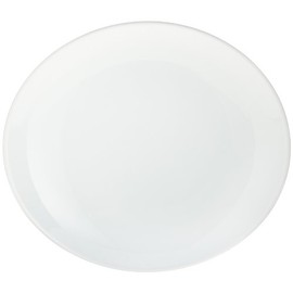 Pillivuyt Eden 11-1/2-Inch by 10-Inch Oval Porcelain Dinner Plate