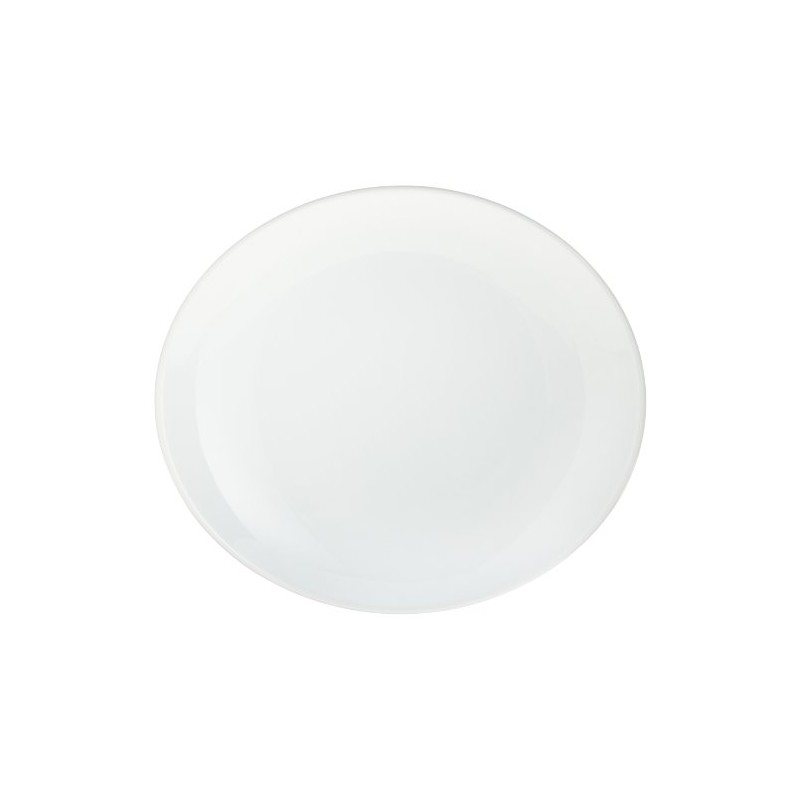 Pillivuyt Eden 11-1/2-Inch by 10-Inch Oval Porcelain Dinner Plate