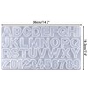 Alphabet Mold Silicone Letter Number Molds Large Alphabet Resin Molds