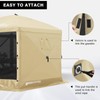MASTERCANOPY Wind Screen Side Panel with Window for 12x12 Escape