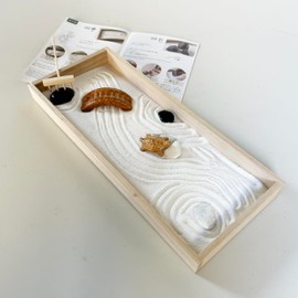 Mini Open Mountain Water Kit (Garden Set) Includes Book (English Language Not Guaranteed) Japanese Gardens, Zen World, Zen Temple, Box Garden, Zen Garden, Zen Buddhist Zen, Kyoto Gardens, Spiritual Uniformity