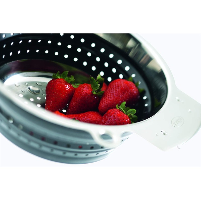 RÖSLE Colander Foldable, High-Quality Colander for Vegetables, Salads or