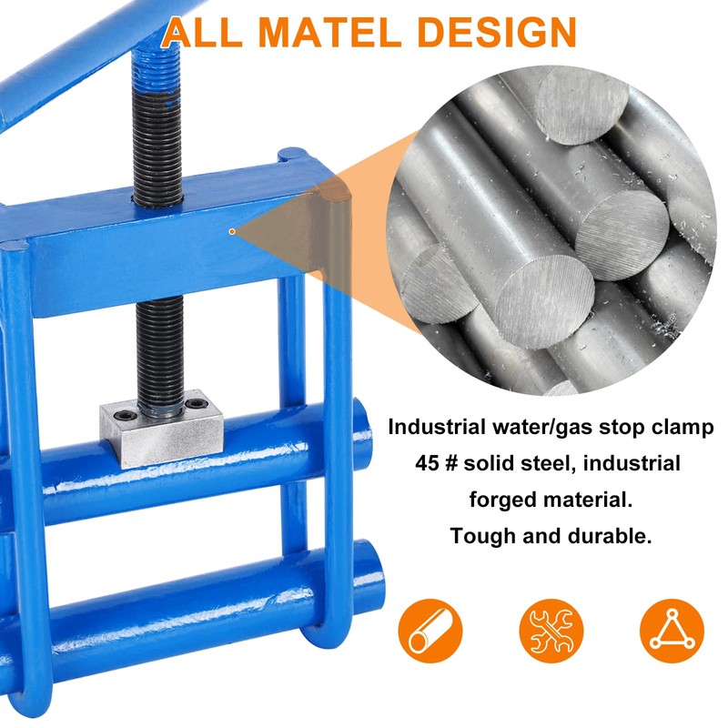 JIAWANSHUN Gas Pipe Squeeze-off tool, Shut Off Tool for 1/2-2.5in