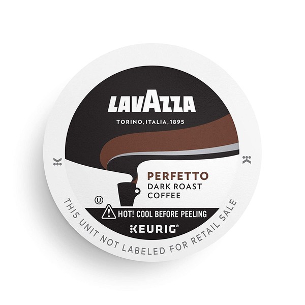 Lavazza Perfetto Single-Serve Coffee K-Cup Pods for Keurig Brewer, Dark Roast, 10-Count Boxes (Pack of 6)