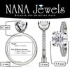 NANA Jewels 1.00ct-4.00ct Simulated Diamond Zirconia Engagement Ring Round Cut