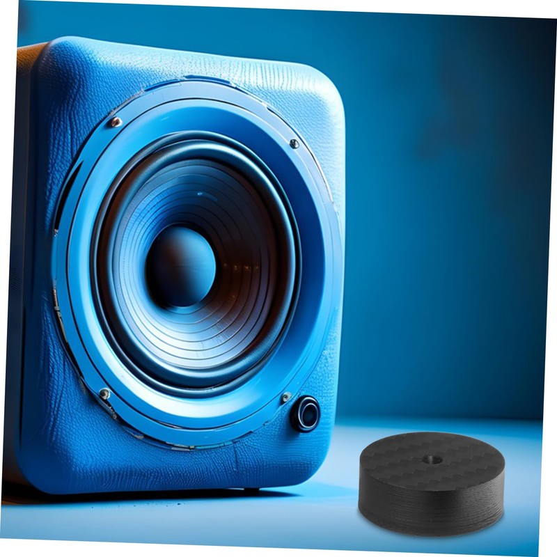 DOITOOL Carbon Fiber Speaker Base Pad Isolation Pads for Speaker