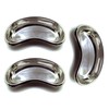 BOSKY Bosky Stainless Steel 6" Kidney Shaped Emesis Basin, 3-Pack