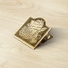 ANATTASOUL Brass Binder Clip Vintage Love Letter and Rose Paper