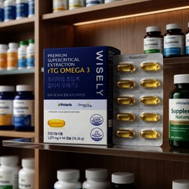 Polaris Supercritical RTG RTG Omega 3 soft capsule 60 capsules / 폴라리스 초임계알티지 rtg 오메가3 연질캡슐 60캡슐