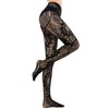 HONENNA Patterned Fishnets Tights Black Pantyhose Stockings for Women, 2