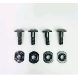 Phalanx International, LLC 17.5mm ECH & Bump HELMET HARDWARE SET 4-POINT CHINSTRAP SCREW BOLT & NUT 4pk New