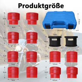 Fork Seal Driver, Motorcycle Fork Tool Fork Seal Ring Driver, 35 mm, 36 mm, 40 mm, 41 mm, 42 mm, 43 mm, 45 mm, 46 mm, 47 mm, 48 mm, 49 mm, 50 mm