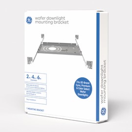 GE Wafer Downlight Mounting Bracket, Compatible with 2, 4, & 6in Cync & Color Select Wafer Light Fixtures