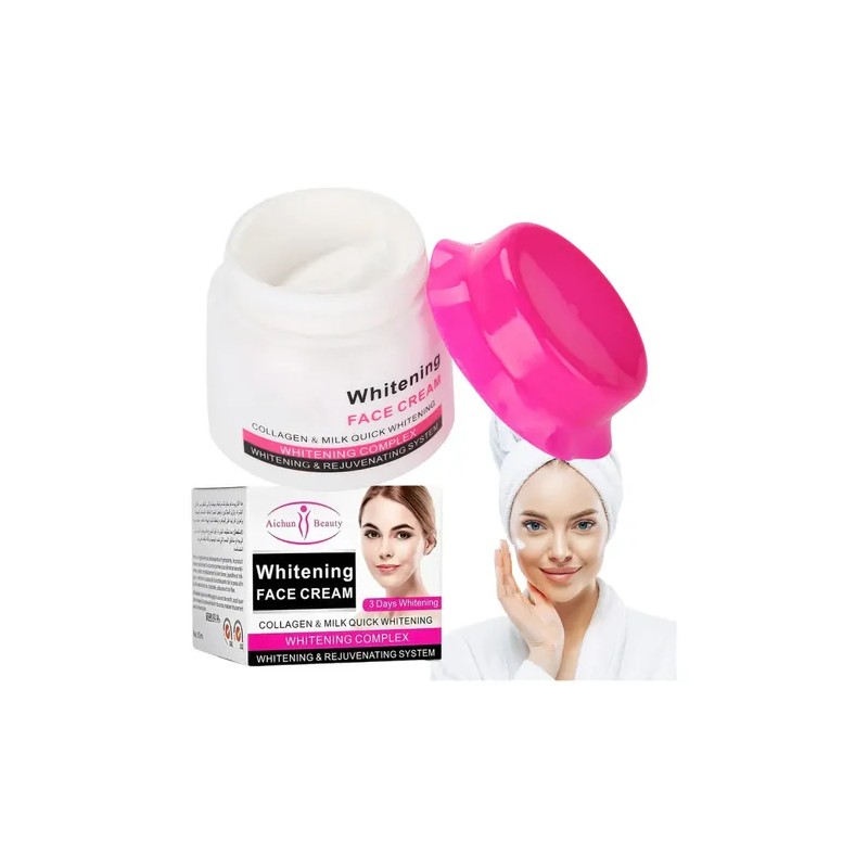 Aichun crema facial aclarante con niacinamida, elimina manchas oscuras