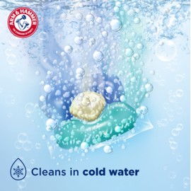 Arm & Hammer Clean Burst 5-in-1 Laundry Detergent Power Paks, High Efficieny (HE), 42 Count