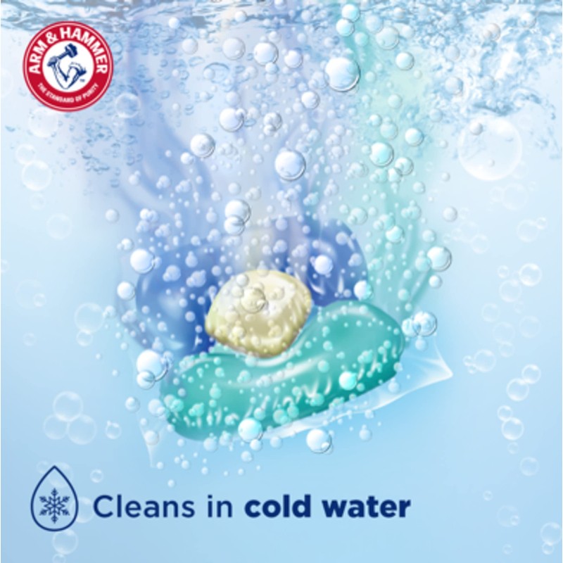 Arm & Hammer Clean Burst 5-in-1 Laundry Detergent Power Paks,