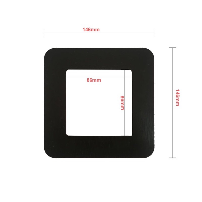3 Count Acrylic Single Light Switch Surround Socket Switch Sticker