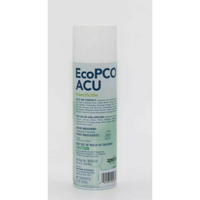 ZOECON Eco PCO ACU Contact Insecticide Bed Bugs Ants Fleas