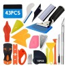 43pcs Kit De Herramientas De Película Vinilo Para Vehículos