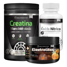 Creatina Monohidratada Óxido Nítrico Electrolitos Bcaas Sin Sabor