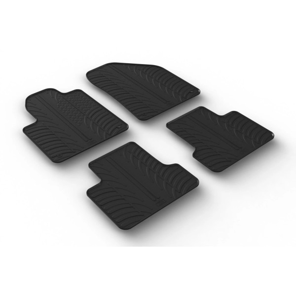Gledring All Weather Custom Fit Rubber Floor Mats fits 2014-2022