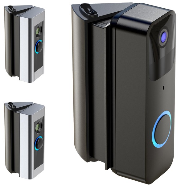 KIMILAR No-Drill Adhesive Angle Doorbell Mount Compatible with Blink Doorbell