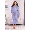 Alexander Del Rossa Fluffy Fuzzy Robe for Women, Heathered Purple