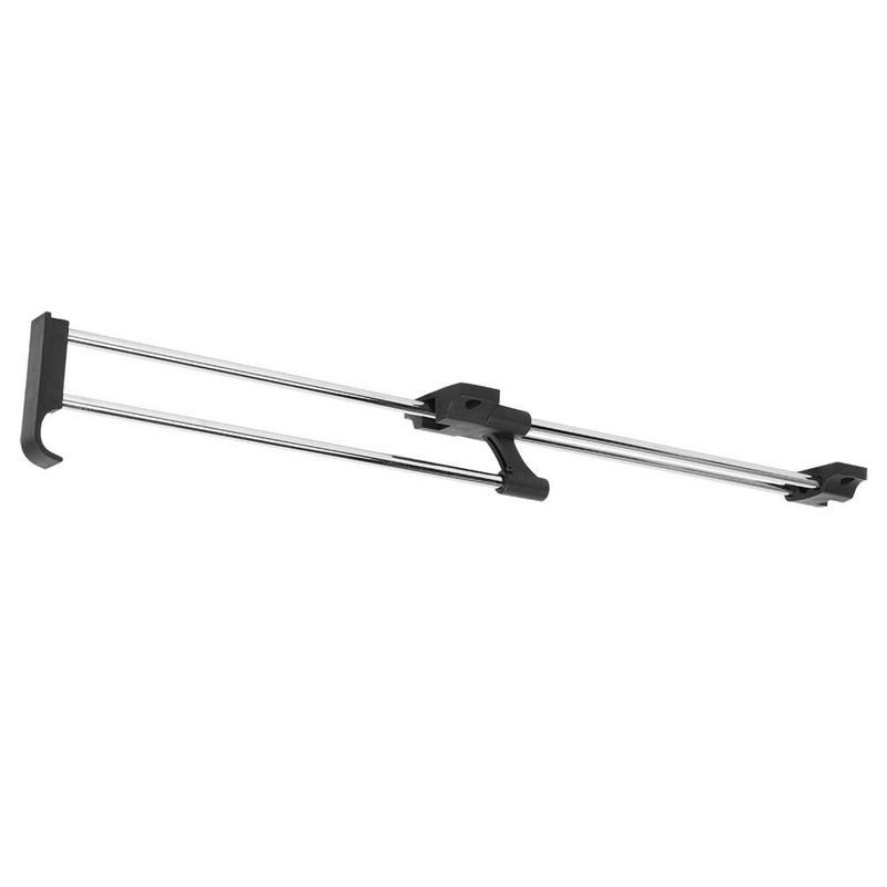 Flexible Wardrobe Clothing Rail, Clothes Hanging Poles, Pull Out Closet
