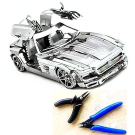TOKIX 3D Puzzles for Adults, 3D Puzzle, Metal Assembly, Assembly Puzzle, Adult, Metal Puzzle, Construction Kit, Metal Car (Tools Included)