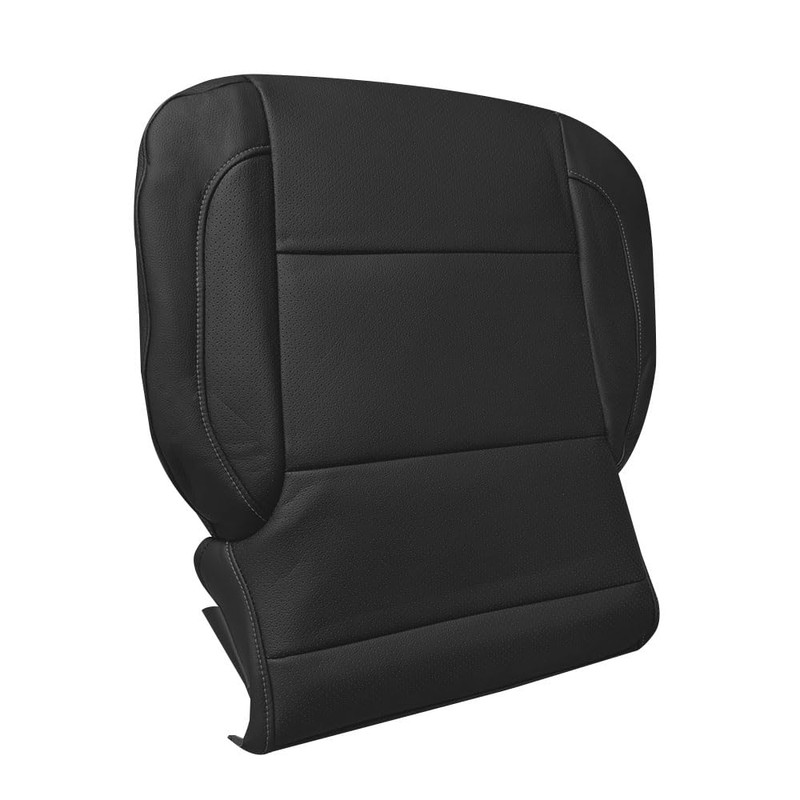 Tokinng Driver Side Bottom Leather Seat Cover Replacement for 2015-2019