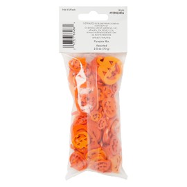 Favorite Findings Jack-O-Lantern Pumpkin Craft Buttons, Orange