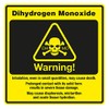 getDigital Dihydrogen Monoxide H2O Sticker - Chemistry Geek Sticker with