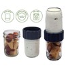 2-in-1 Lid for Connecting Two Regular Mouth Jars by Mason