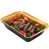 Restaurantware Foil Lux 41 Ounce Foil Pans 200 Recyclable Aluminum