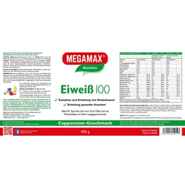 Protein 100 Cappuc Mega Max 400 g Powder PZN: 4316898