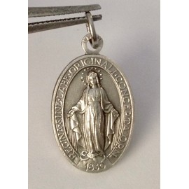 THE MIRACULOUS MEDAL - THE ORIGINAL ONE - 100% MADE IN ITALY - THE PATRON SAINTS MEDALS