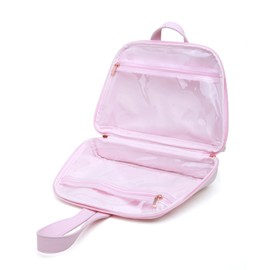 Ladies Large Hanging Cosmetic Beauty Bag by Alice Wheeler (Baby Pink)