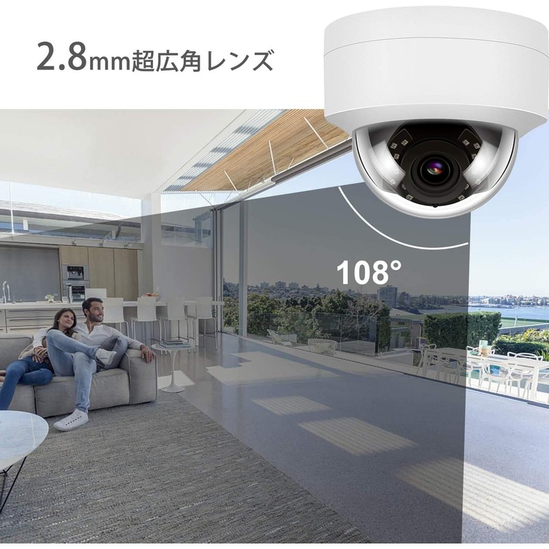Anpviz Security Camera, 4 Million Image Quality, PoE Power, Includes