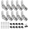 10 Pack Cabinet Lock with Keys, RV Storage Locks, 7/8”