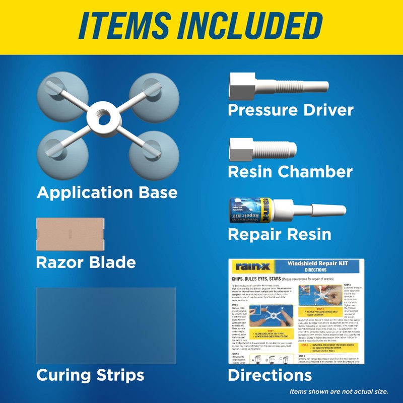 Rain-X 600001 Windshield Repair Kit - Quick and Easy Durable