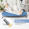SheeChung Tabletop Ironing Board 12"x32",Small Ironing Boards with Removable Cotton