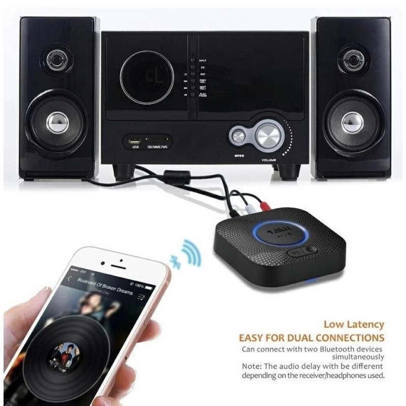 1Mii B06 Plus Bluetooth 5.0 Receiver HiFi Wireless Audio Adapter