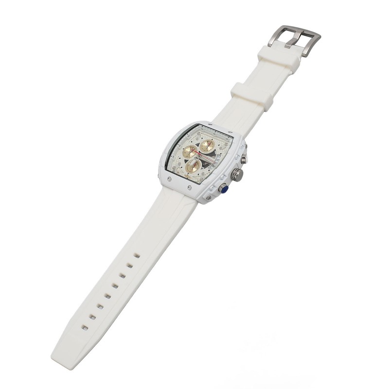 Multifunctional Men Sport Watch 30m Waterproof Rubber Strap Fashionable Digital