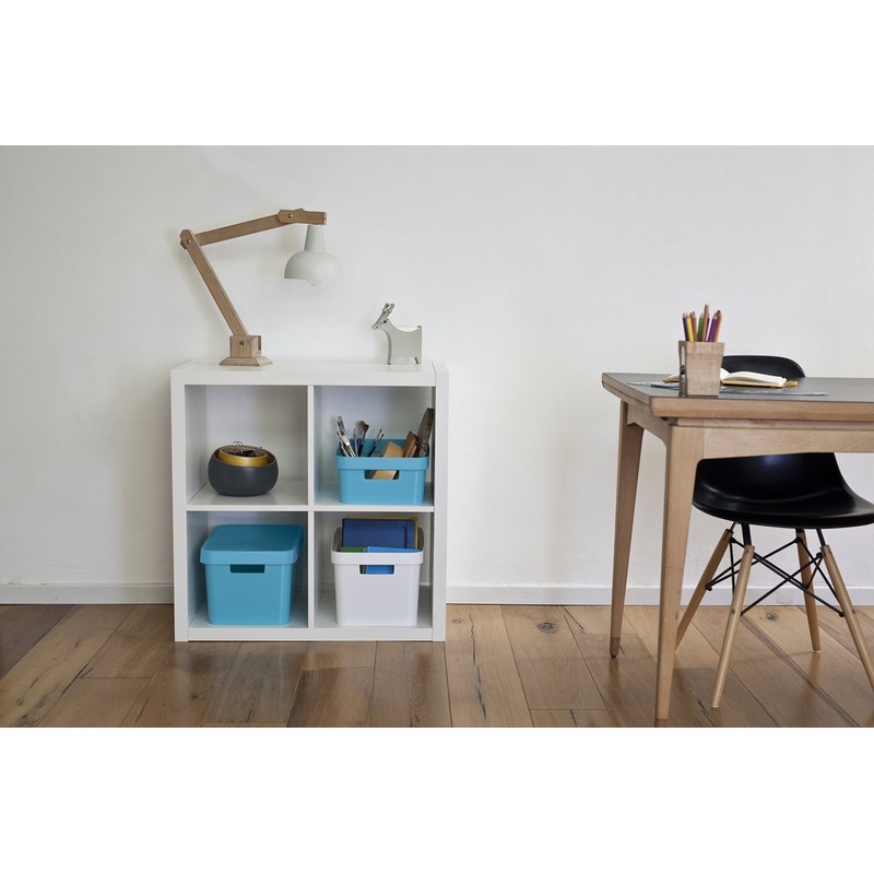 Curver 04752-n23-00 Infinity white plastic storage box with lid, 27